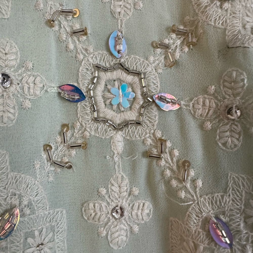 Lashkaraa Light Green Embroidered Suit - Picture 13 of 16